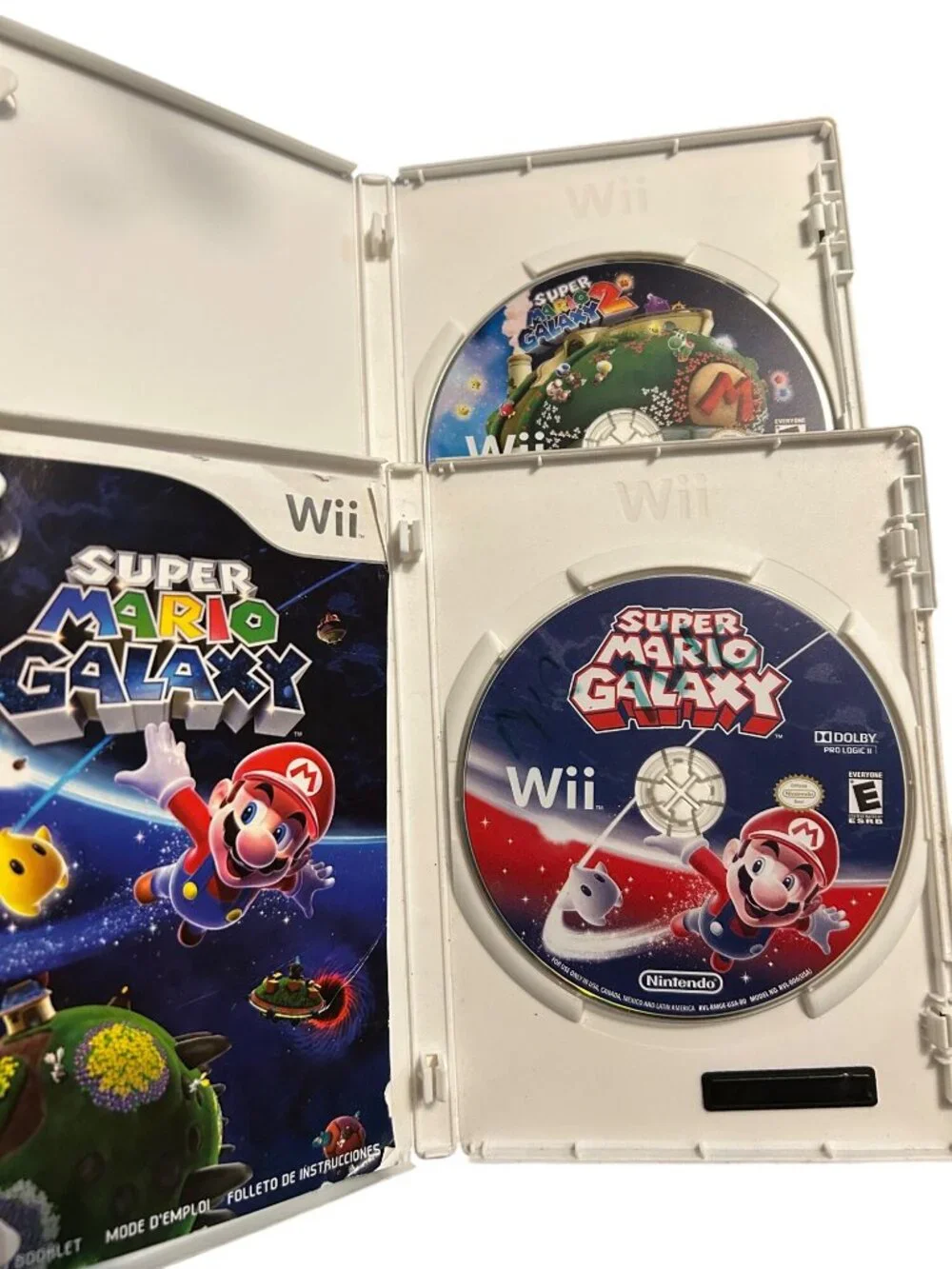 Super Mario Galaxy 1 & 2 Wii Games Complete With Cases & Manuals video gaming